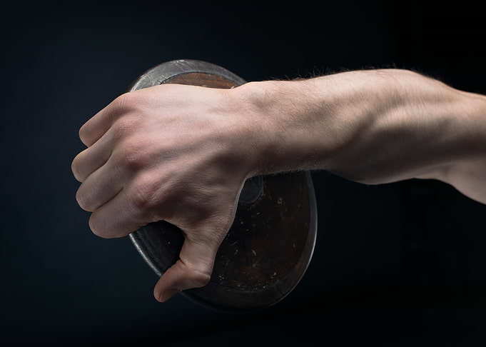 Discobolo hand