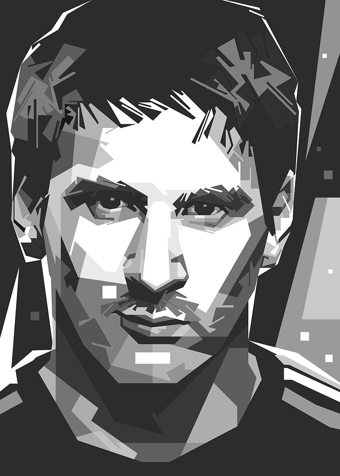 MESSI BW WPAP