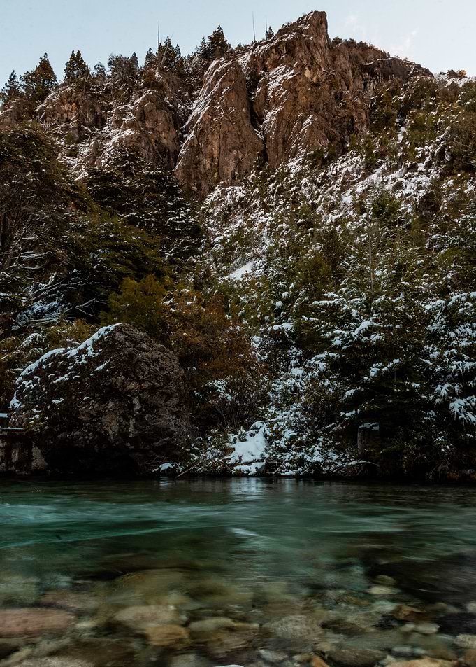 Mountain and river