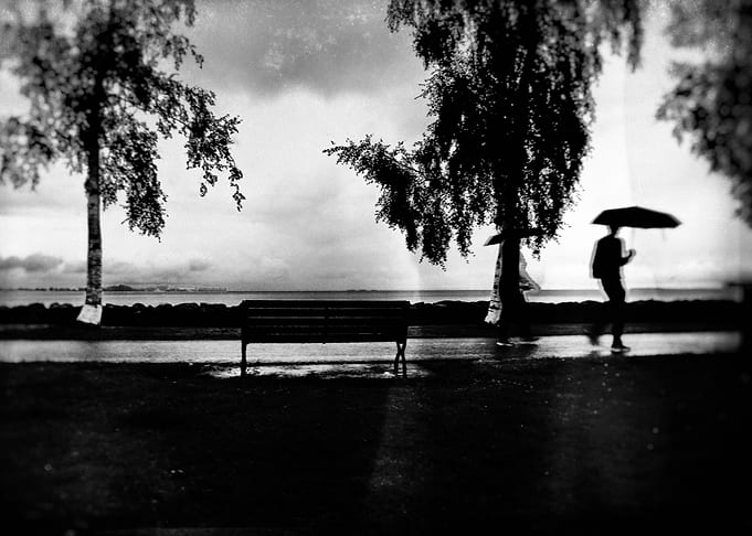 Umbrella walk