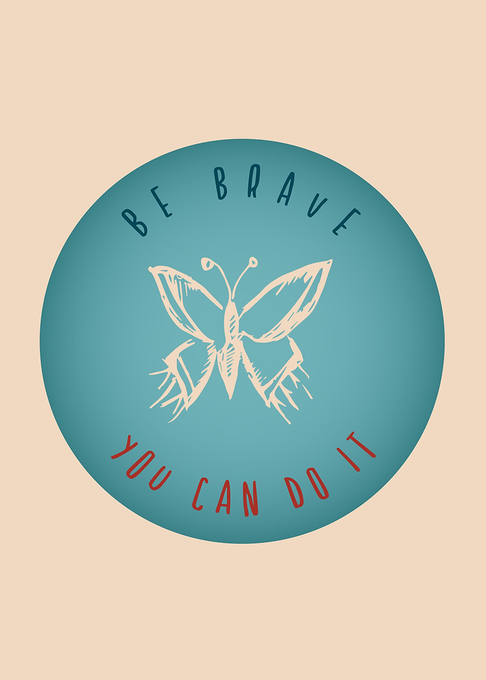 Vintage Brave Butterfly 3