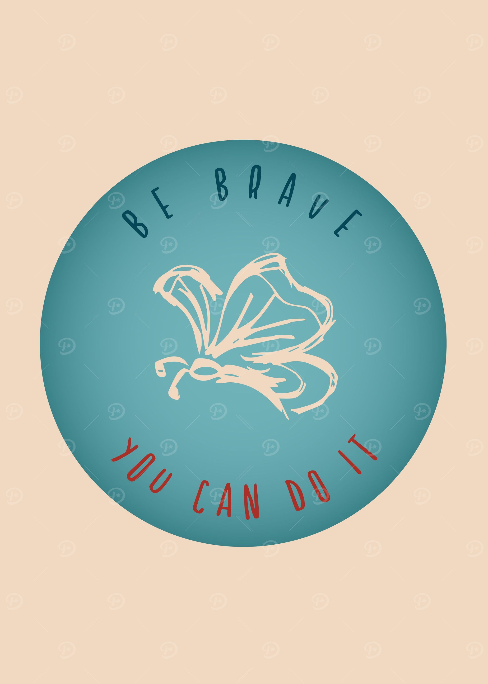 Vintage Brave Butterfly 7
