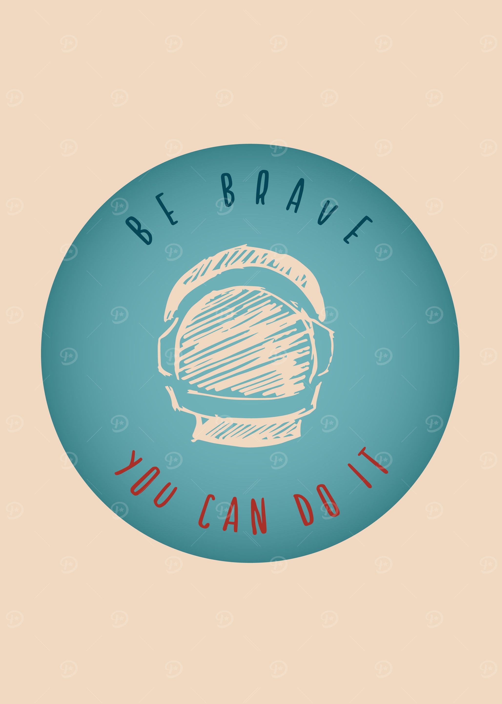 Vintage Brave Astronaut 2