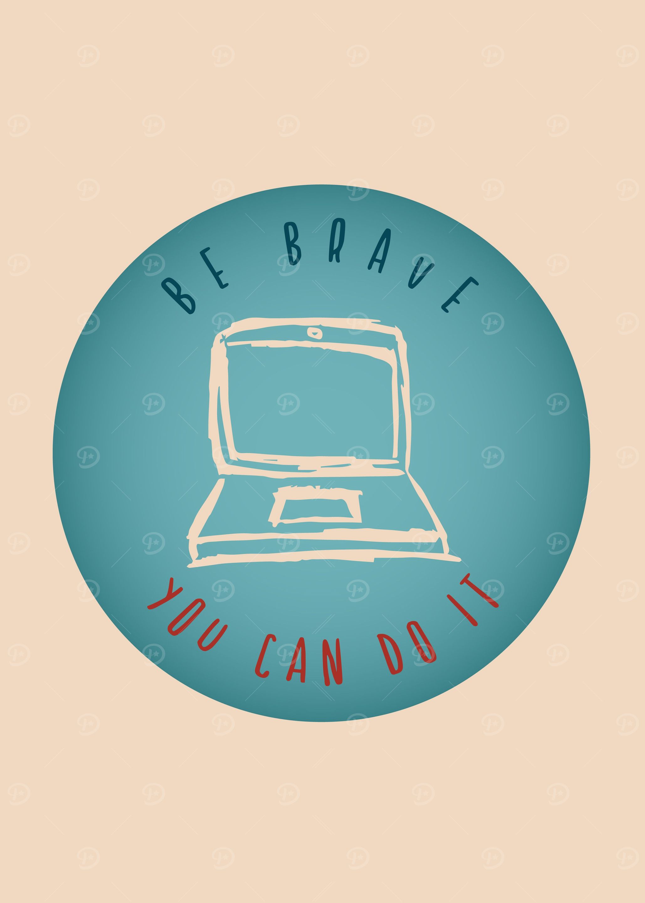 Vintage Brave Computer 12