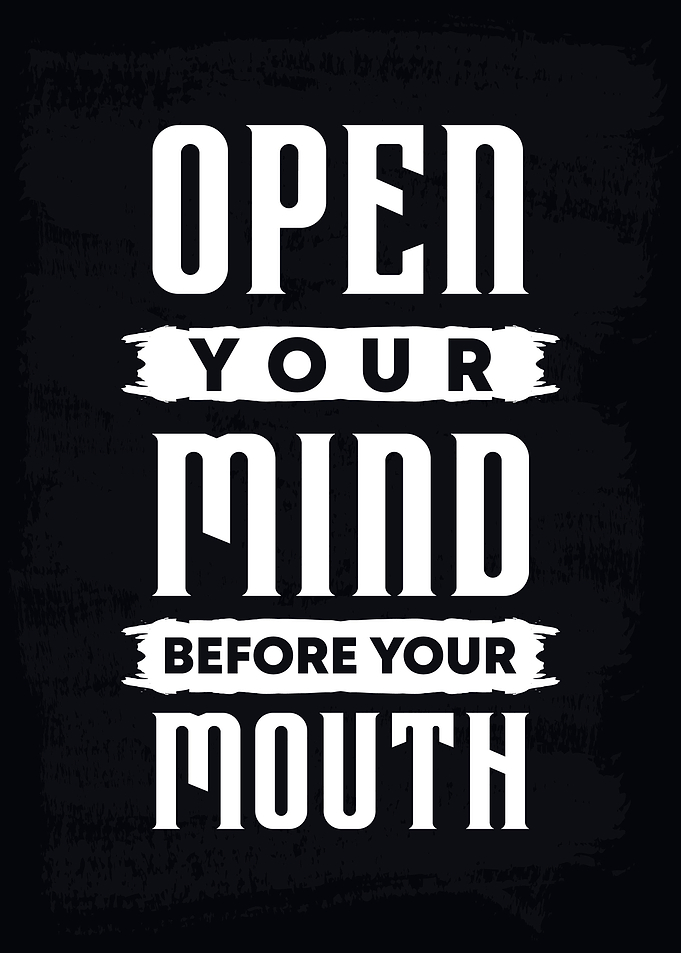 Minimal Quote poster