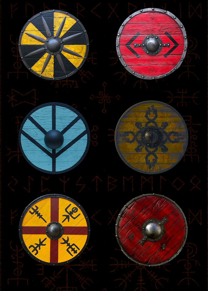 Viking roundshields