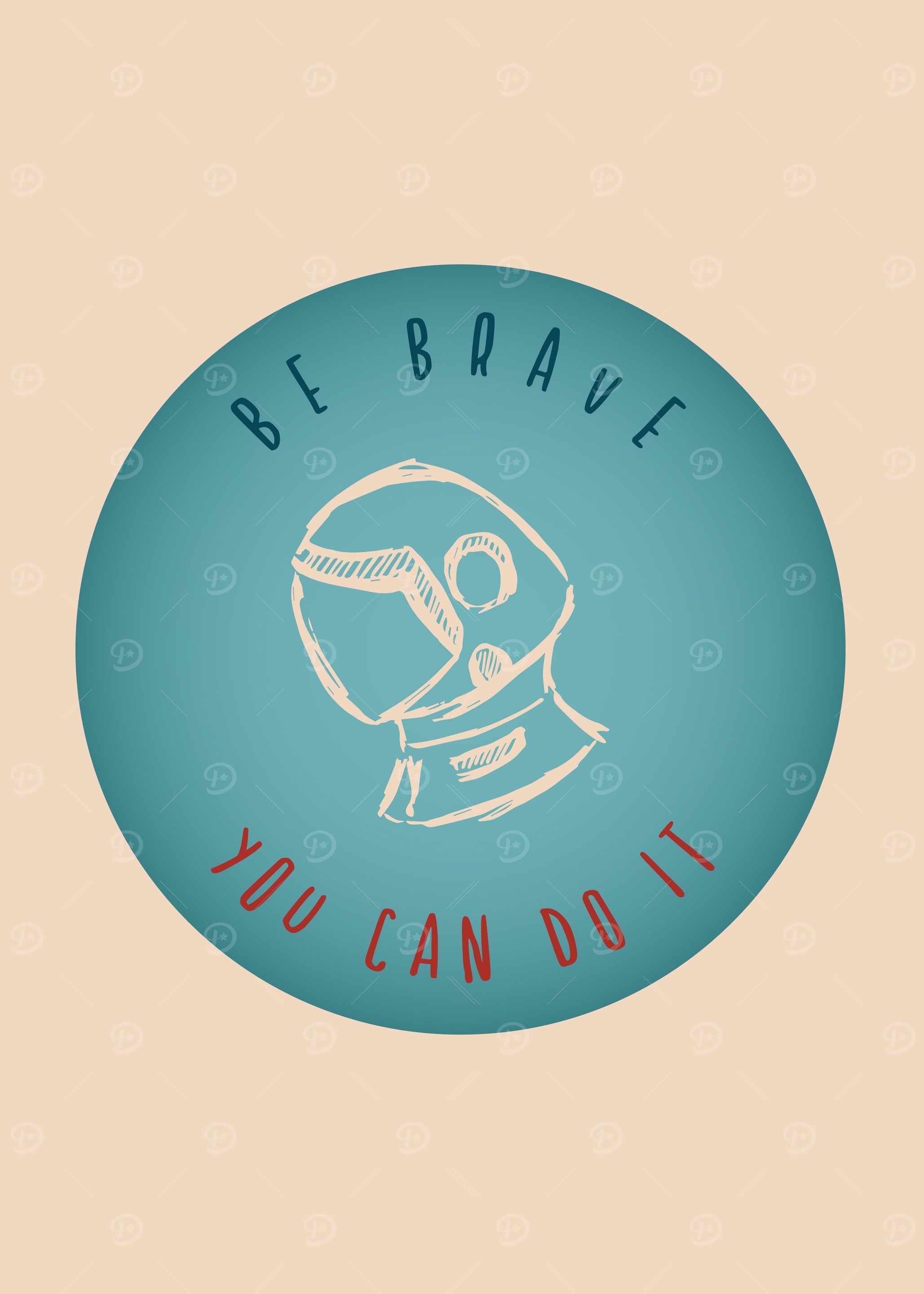 Vintage Brave Astronaut 6