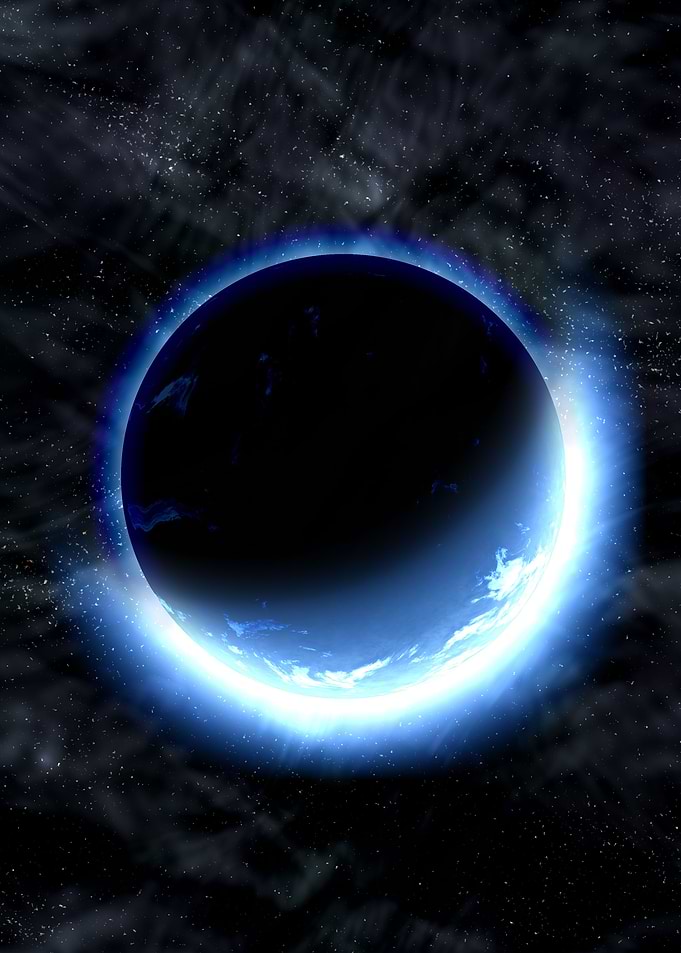 Planet in space