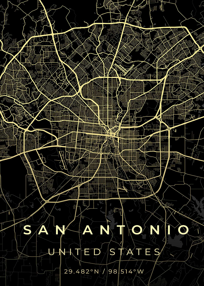 San Antonio City Map