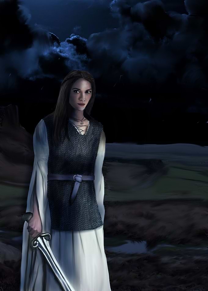 Armed Saxon Maiden