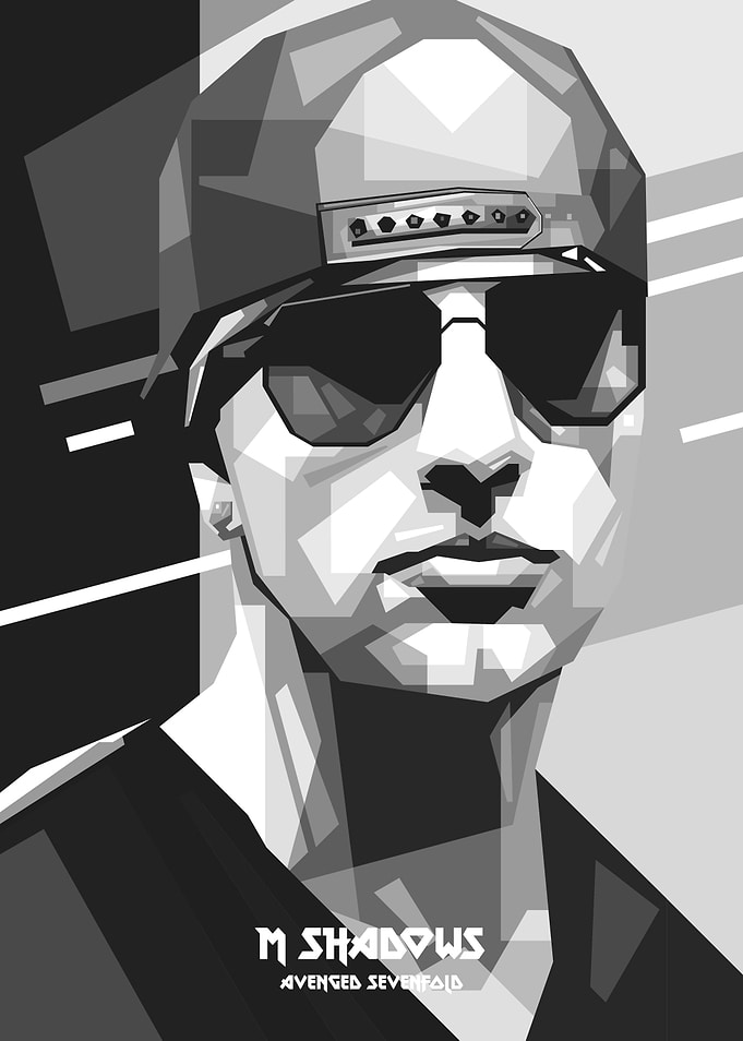 M SHADOWS BW WPAP