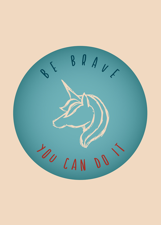 Vintage Brave Unicorn 7