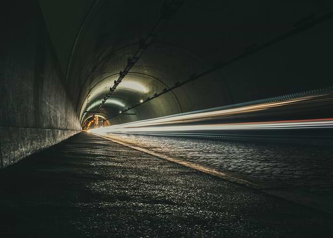 Lights In A Tunnel
