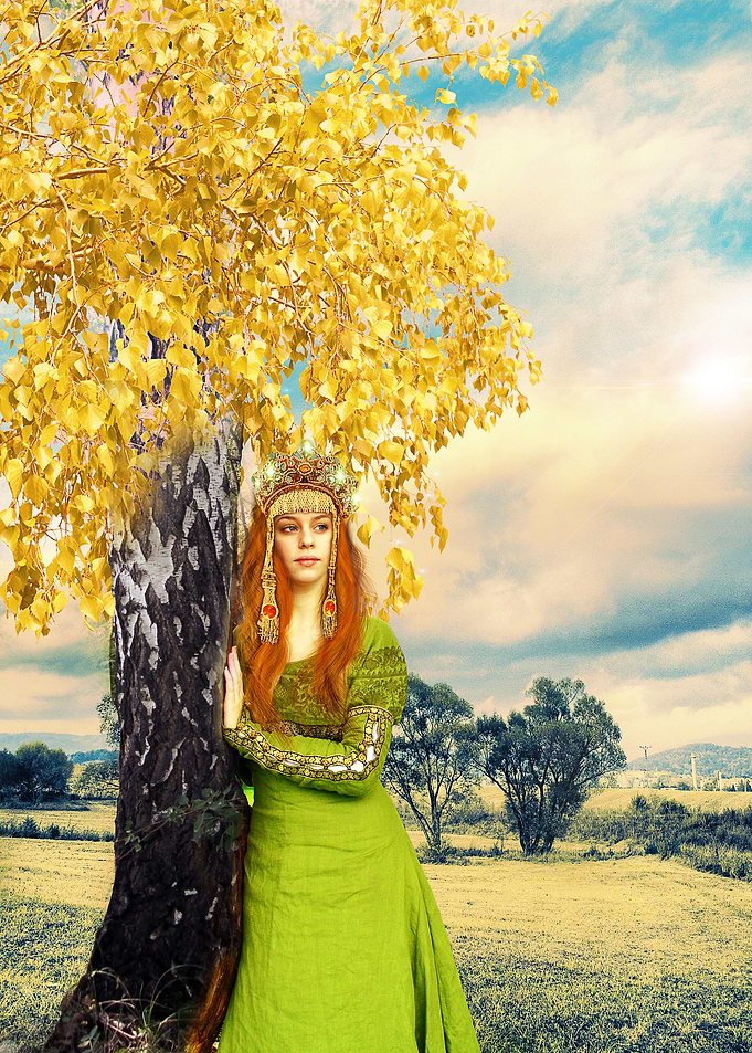 The golden birch