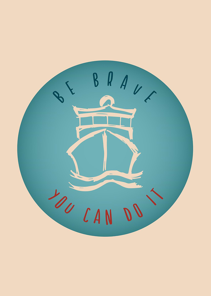 Vintage Brave Ship 5