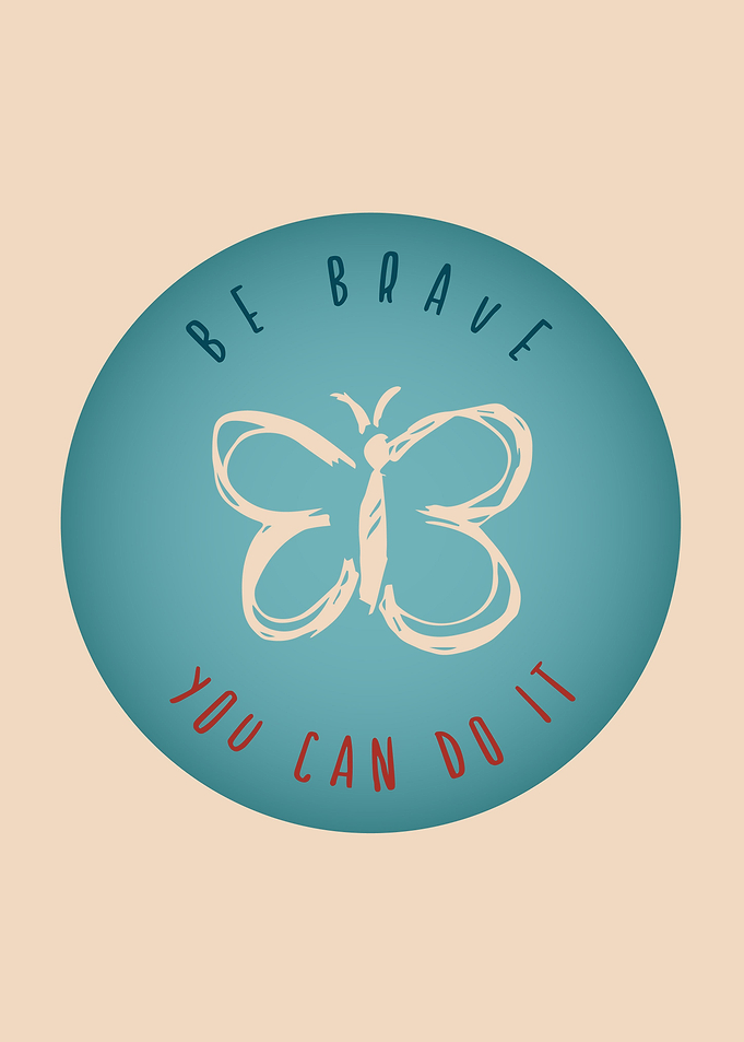 Vintage Brave Butterfly 1