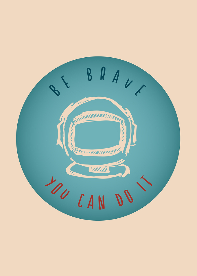 Vintage Brave Astronaut 1
