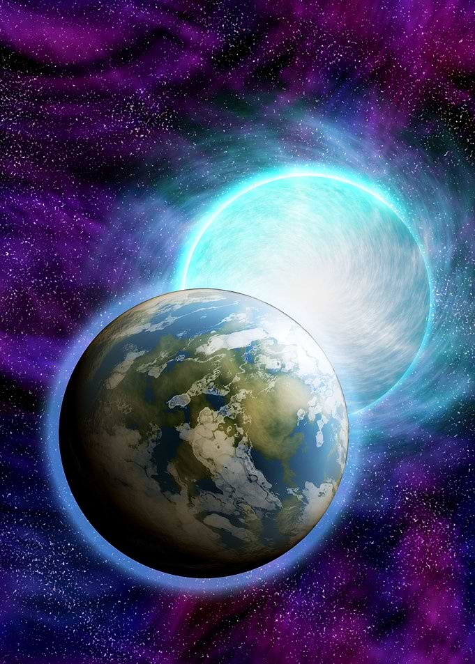 Planet in outer space