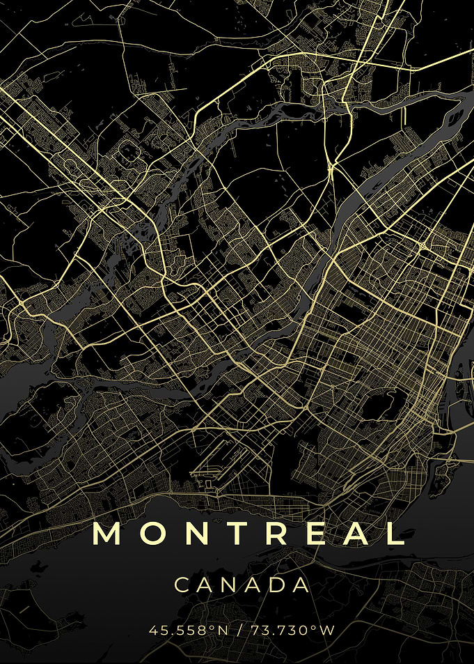 Montreal City Map