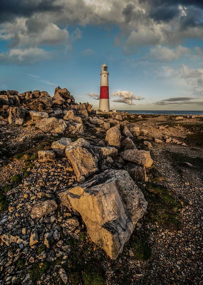 Lighthouse at sunset