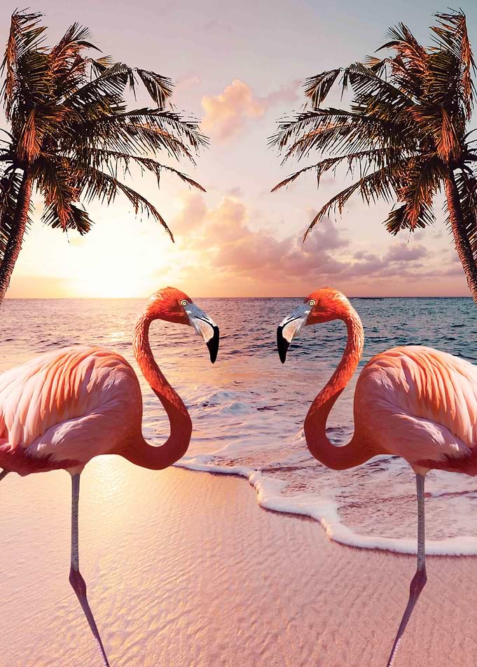 Flamingo Palm Tree