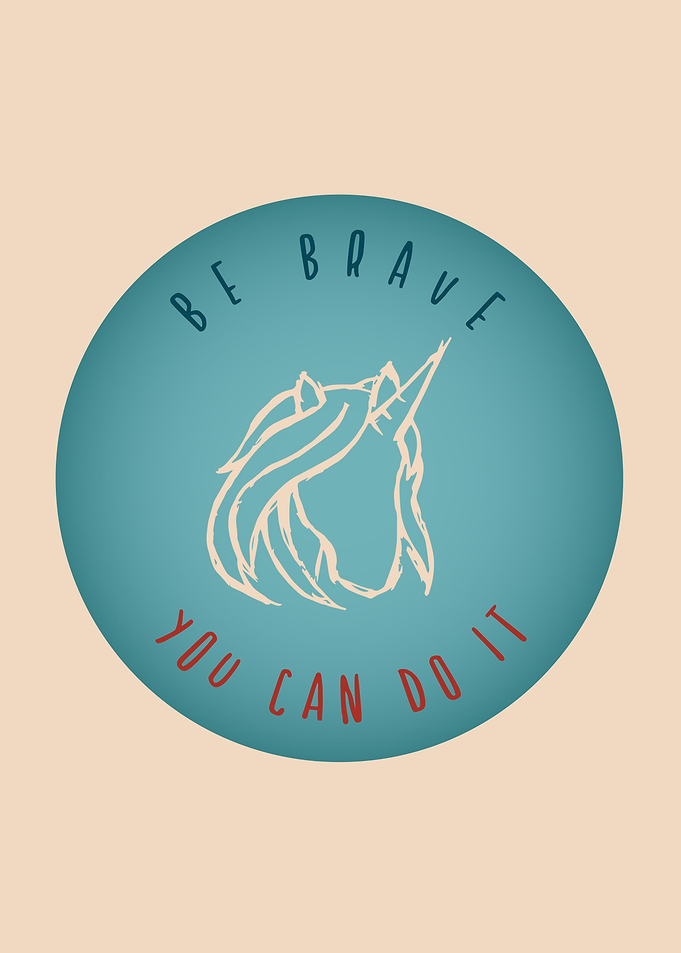 Vintage Brave Unicorn 9