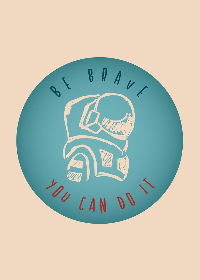 Vintage Brave Astronaut 8