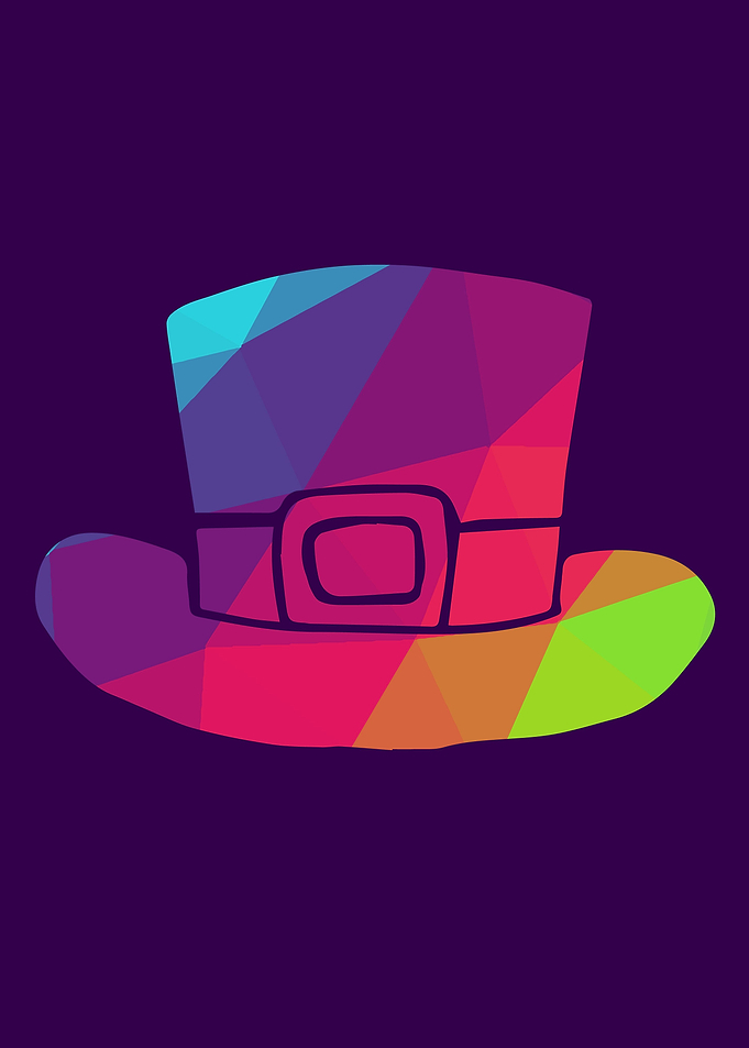Rainbow St Patrick Hat 2