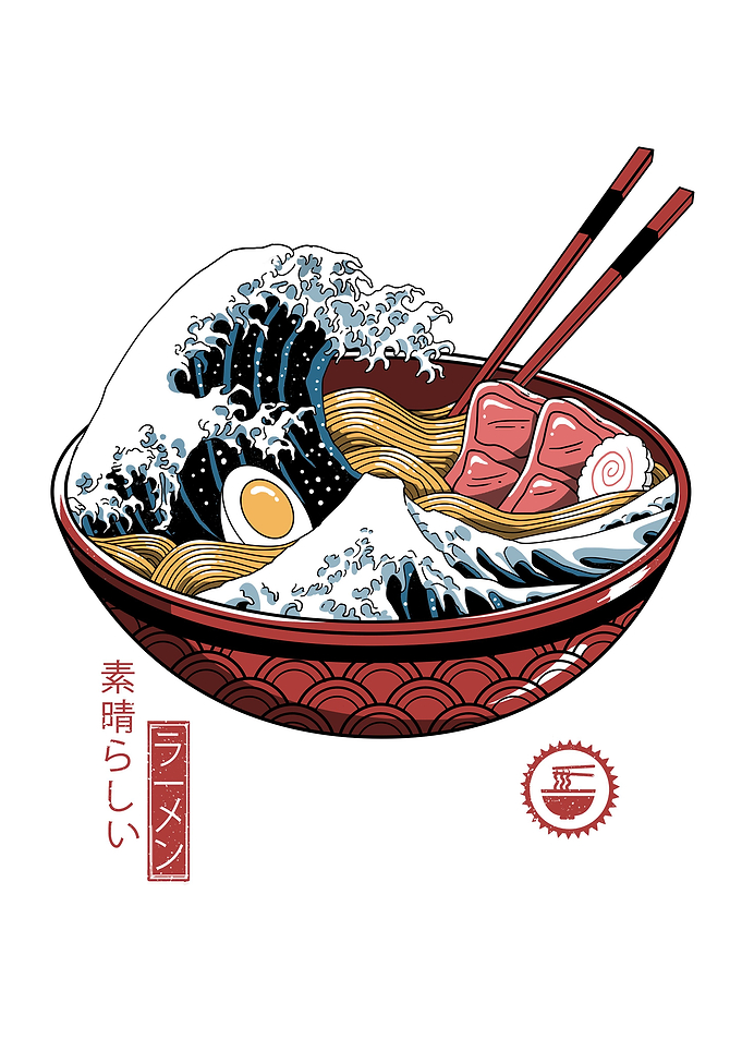Great Ramen Wave White