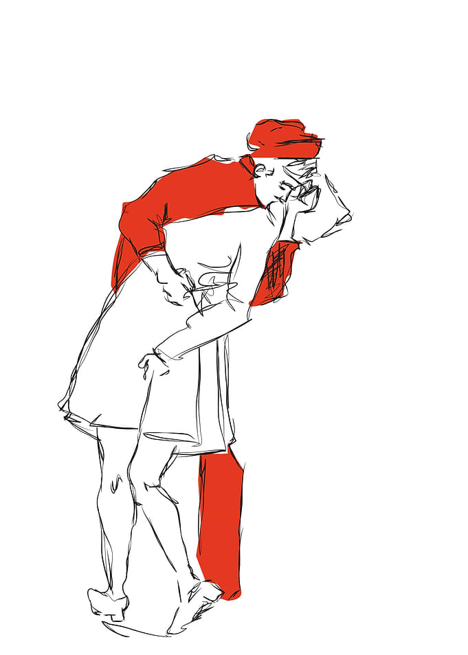 The kiss