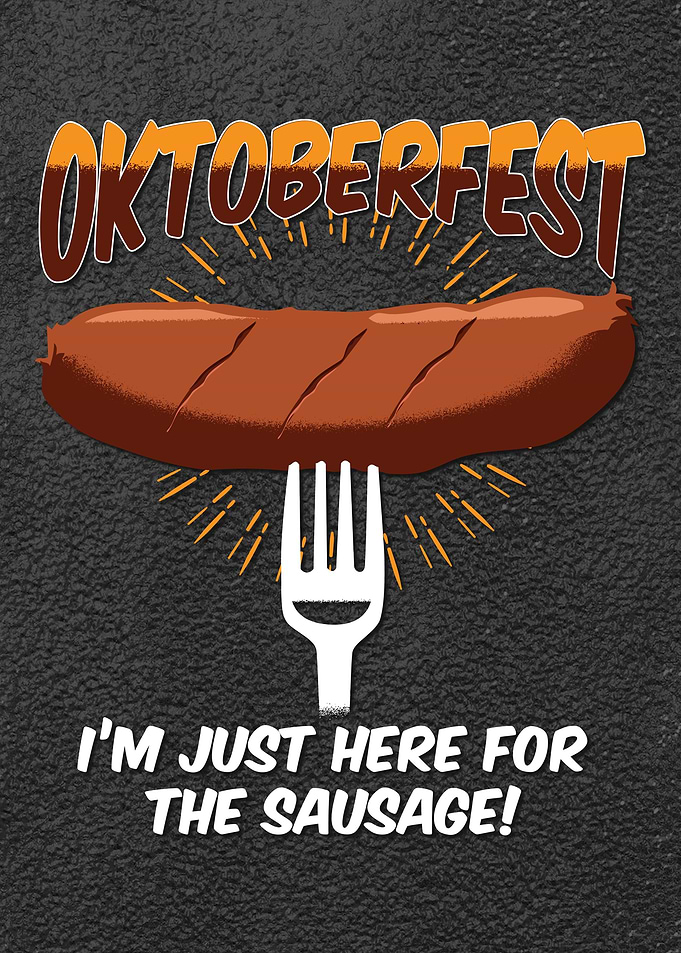 Funny Oktoberfest Sausage