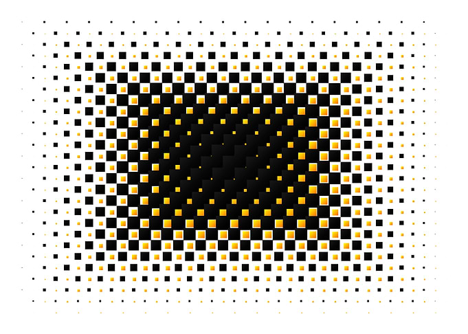 black white yellow