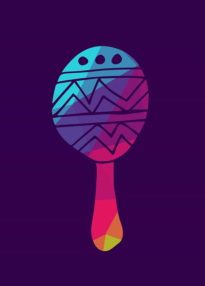 Rainbow Maracas 1