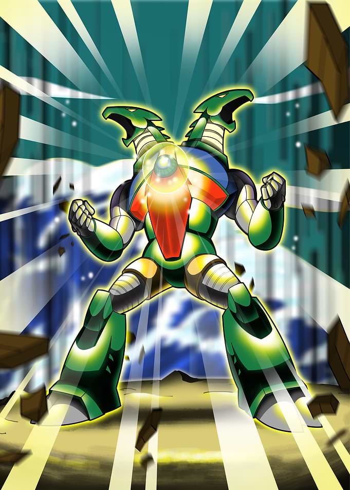 Two headed Robo dragon