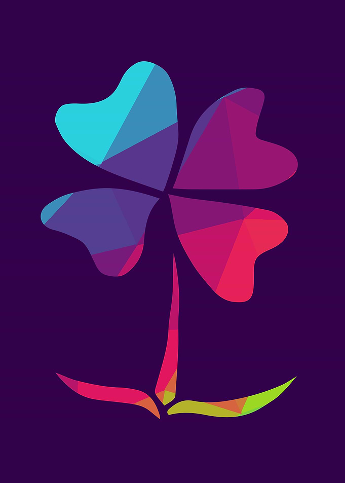 Rainbow Clover 1
