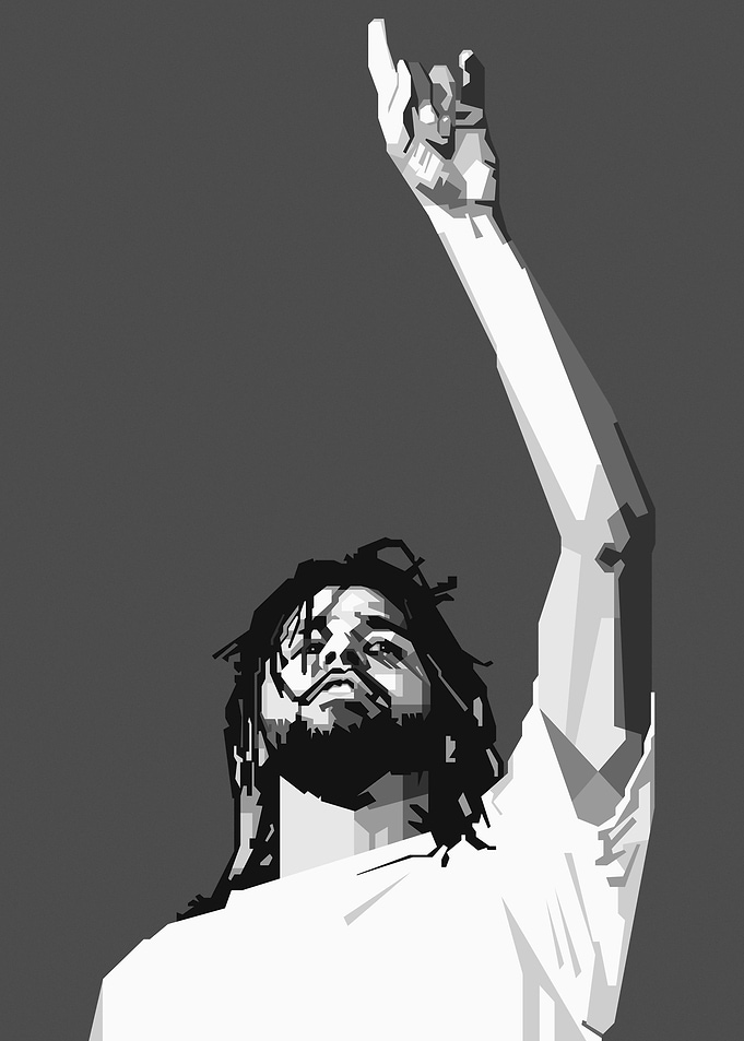 J Cole illustration