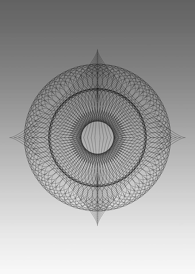Black mandala