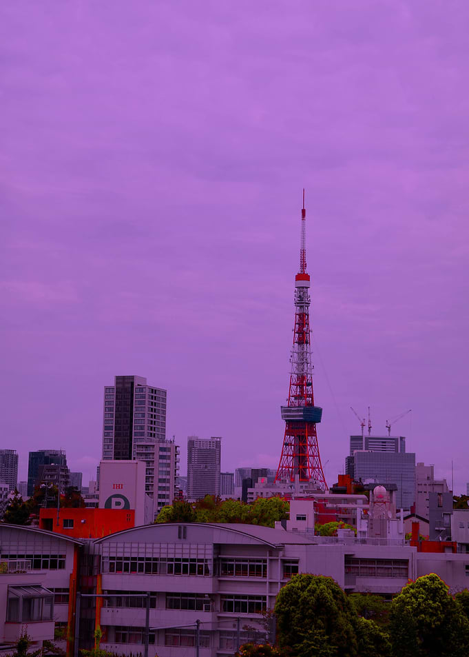 Purple side of Tokyo