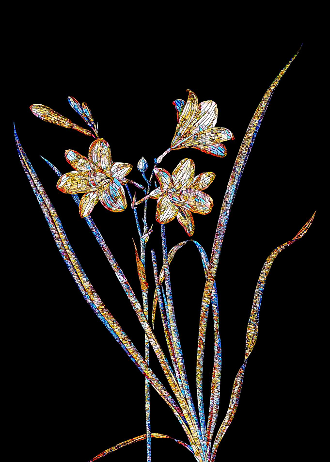Prismatic Mosaic Botanical