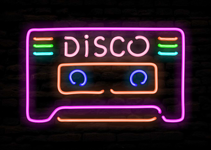 Disco Cassette Man Cave