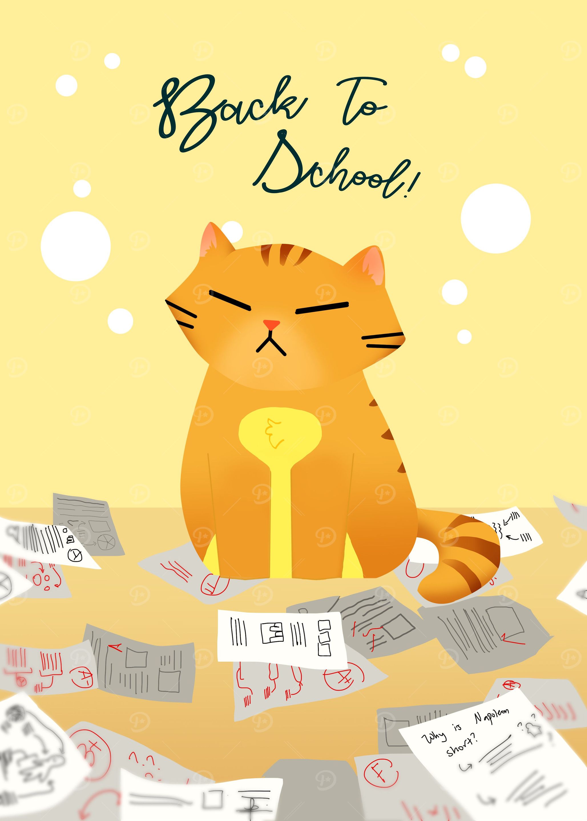 Back to School Cat