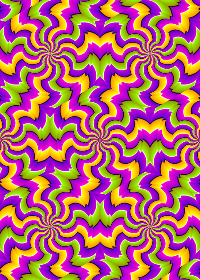 Colorful hexagons