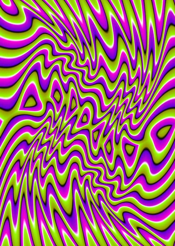 Abstract motion illusion