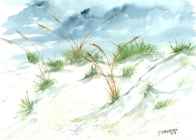 Sand Dunes Beach Art