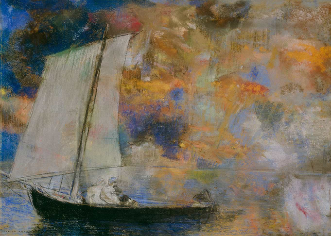 Odilon Redon Flower Clouds