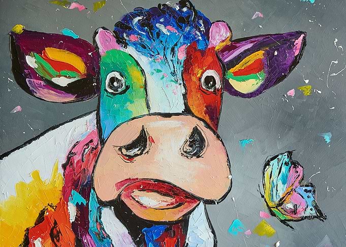 Happy cow