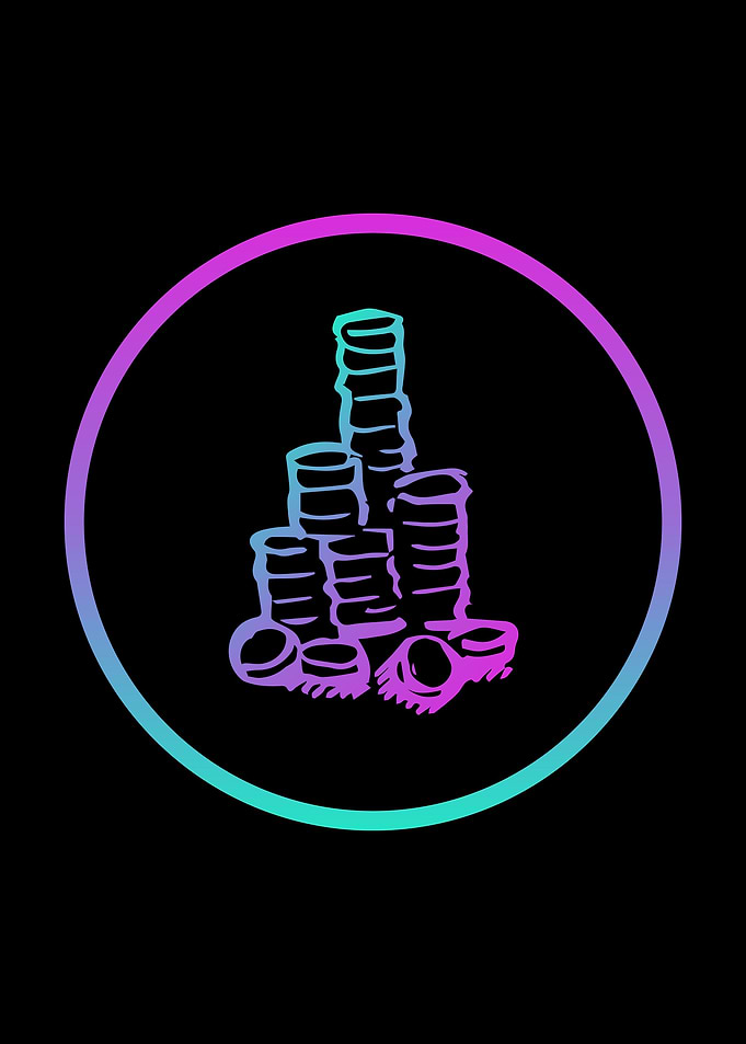 Neon Money Dollar 1