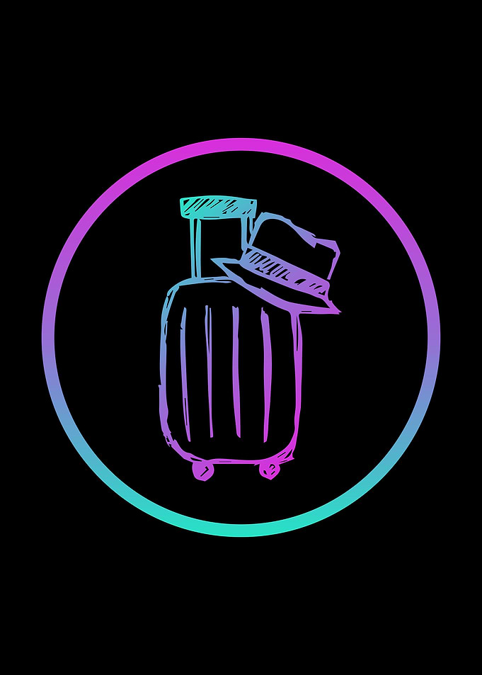 Neon Travel School Bag 15