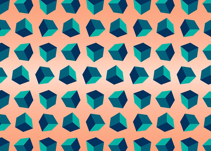 Blue cubes 03