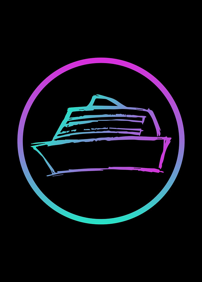 Neon Ship or Boat 4